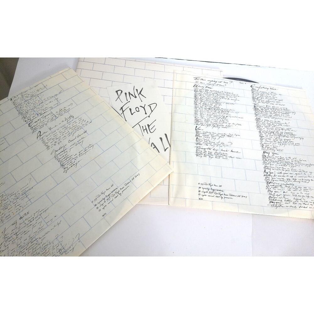 Pink Floyd The Wall Original 1979 2LP Vinyl PC2 36183 Columbia VG+ Excellent